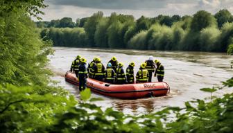 Boot auf Ruhr gekentert: Betriebsmittel laufen aus