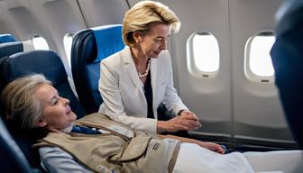 Von der Leyen leistet auf Flug nach Brüssel erste Hilfe